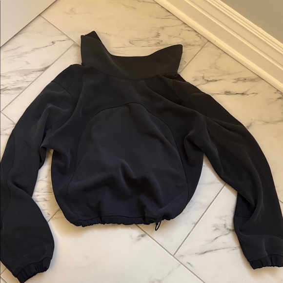 Lululemon Black Quarter-Zip Pullover (Women) - Picture 2 of 6